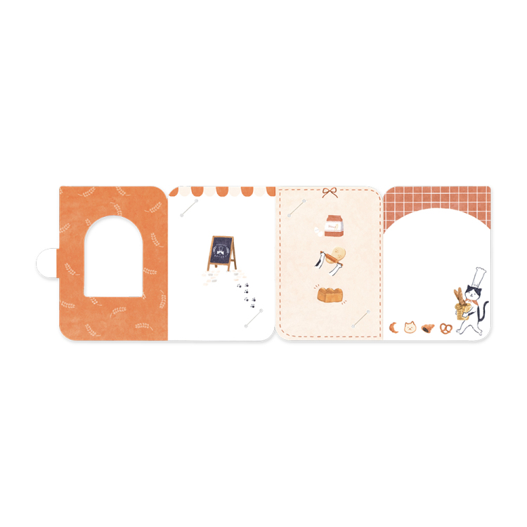 ナカバヤシ フォトスタンドカード/チェキ/ねこ PSTC-CK-101-1