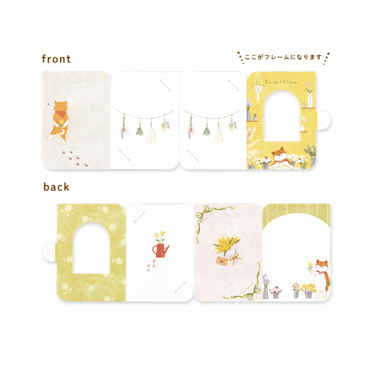 ナカバヤシ フォトスタンドカード/チェキ/いぬ PSTC-CK-101-2