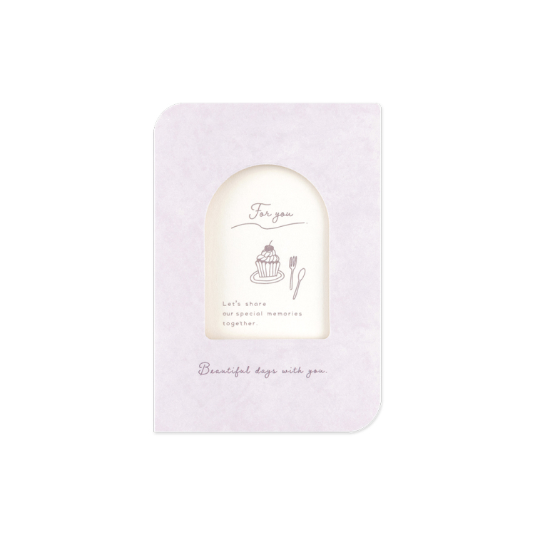 ナカバヤシ フォトスタンドカード/チェキ/ケーキ PSTC-CK-101-4