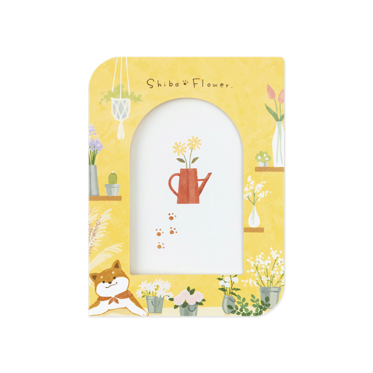 ナカバヤシ フォトスタンドカード/L判/いぬ PSTC-L-101-2