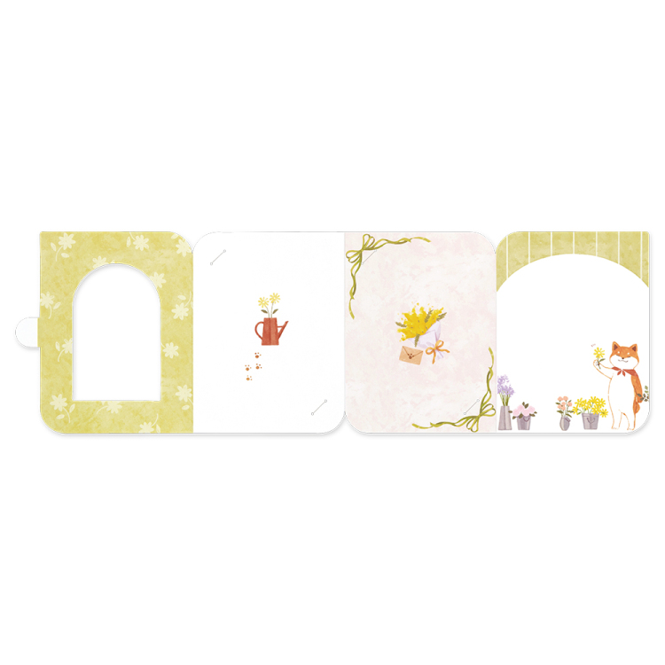 ナカバヤシ フォトスタンドカード/L判/いぬ PSTC-L-101-2