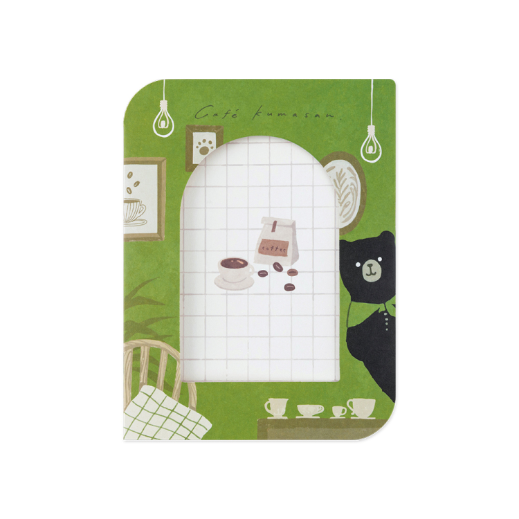 ナカバヤシ フォトスタンドカード/L判/くま PSTC-L-101-3