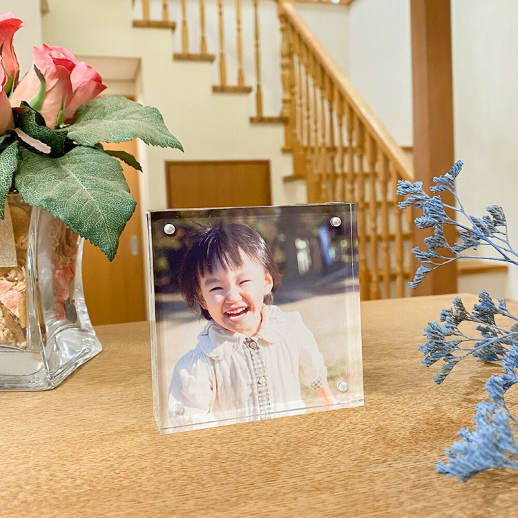 ナカバヤシ アクリルマグネットフレーム / フォトフレーム ましかく89判 フ-ACM-89の商品画像7枚目