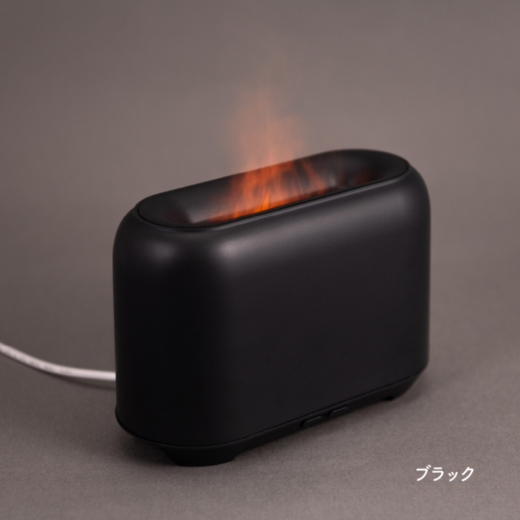 ナカバヤシ 超音波アロマディフューザー/ブラック UA-068BKの商品画像2枚目