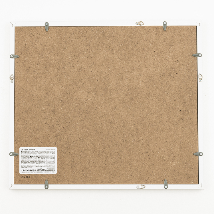 ナカバヤシ 木製写真額／四ツ切／ホワイト F-SW-122-Wの商品画像2枚目