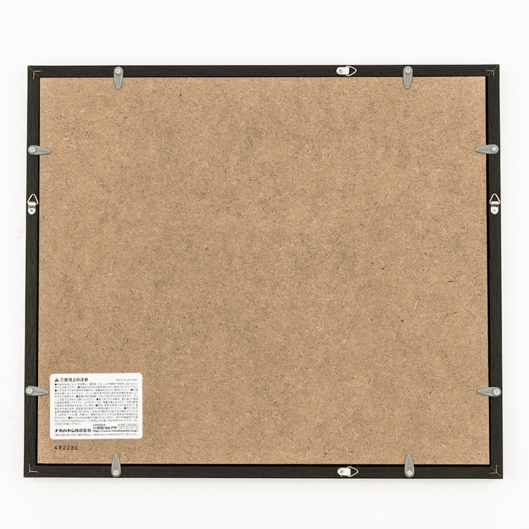 ナカバヤシ 木製写真額／四ツ切／ブラック F-SW-122-Dの商品画像2枚目