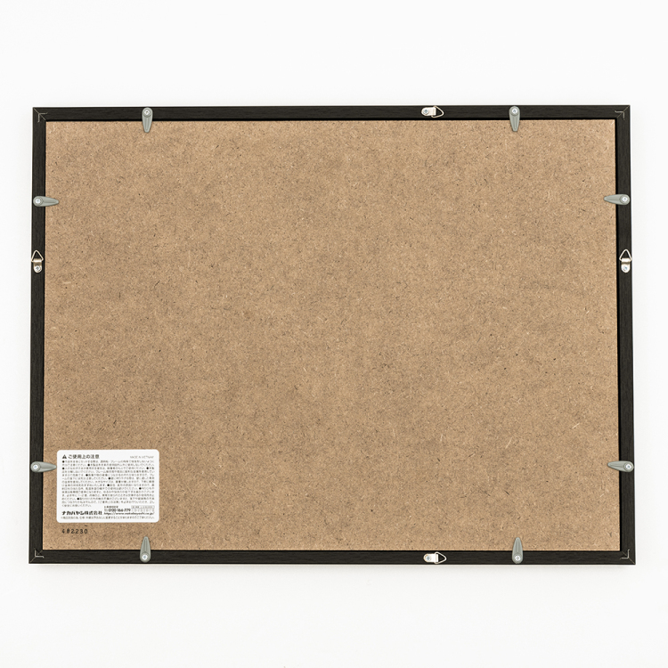 ナカバヤシ 木製写真額／Ｗ四ツ切／ブラック F-SW-123-Dの商品画像2枚目