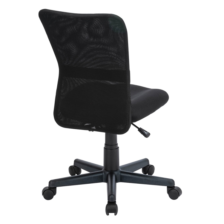 ナカバヤシ フィットメッシュチェア／ブラック CNN-007BKの商品画像2枚目