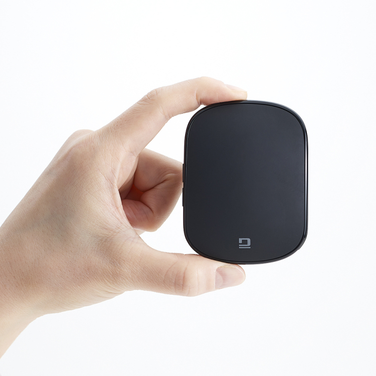 ナカバヤシ 無線充電式スライド静音5ボタンBlueLEDマウス/ブラック MUS-RKF235BK (tm) の商品画像2枚目