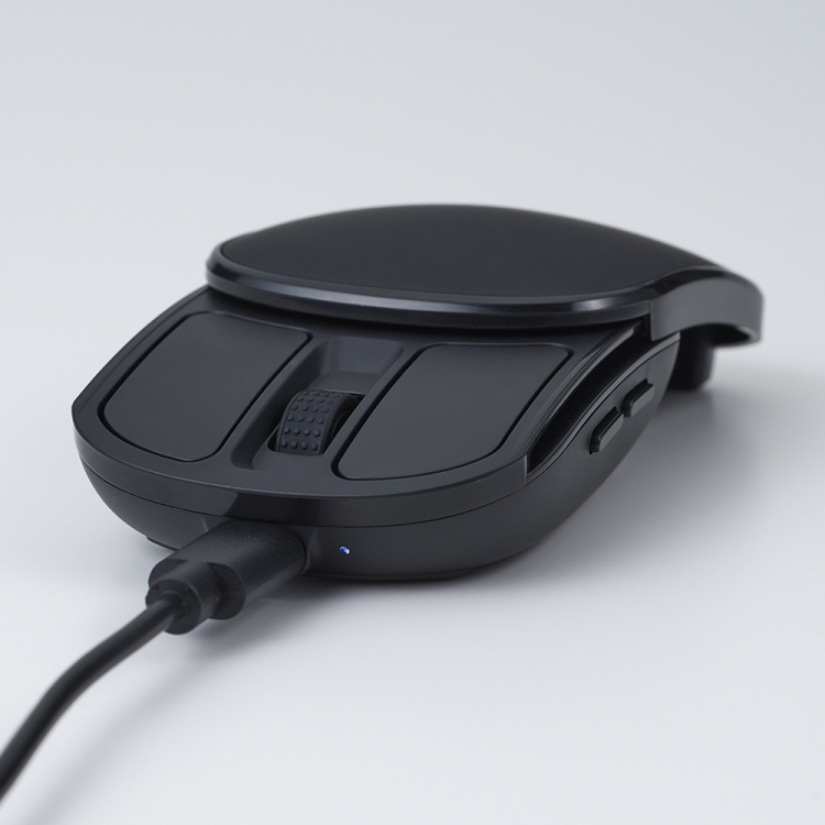 ナカバヤシ 無線充電式スライド静音5ボタンBlueLEDマウス/ブラック MUS-RKF235BK (tm) の商品画像23枚目