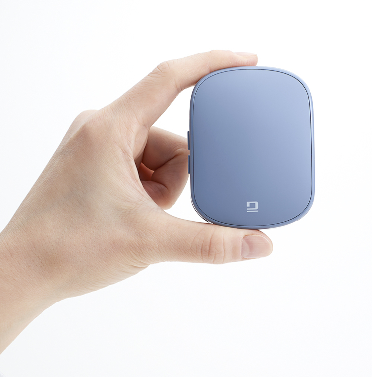 ナカバヤシ 無線充電式スライド静音5ボタンBlueLEDマウス/ブルー MUS-RKF235BL (tm)の商品画像2枚目