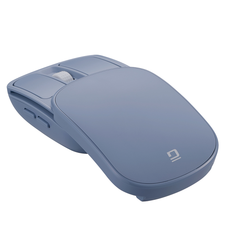 ナカバヤシ 無線充電式スライド静音5ボタンBlueLEDマウス/ブルー MUS-RKF235BL (tm)の商品画像8枚目