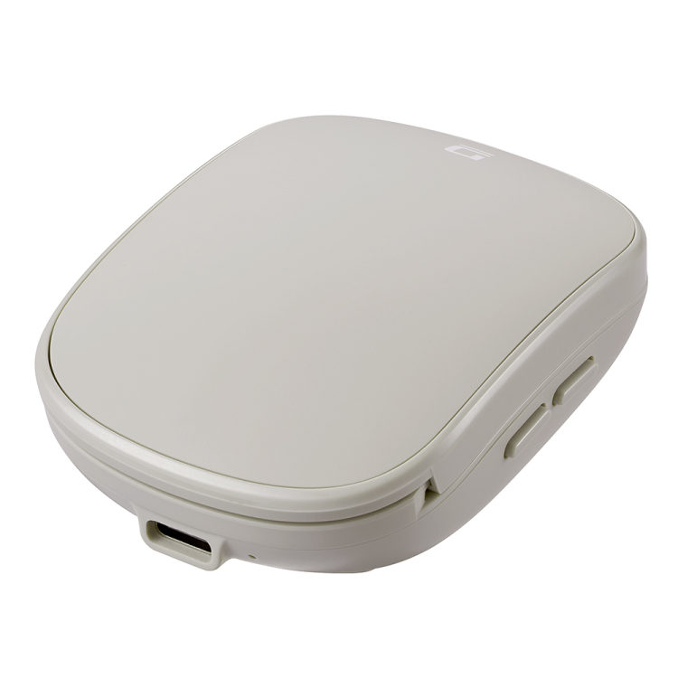 ナカバヤシ 無線充電式スライド静音5ボタンBlueLEDマウス/グレージュ MUS-RKF235GY (tm)の商品画像7枚目