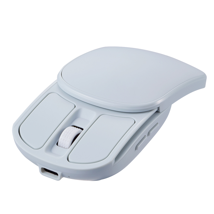 ナカバヤシ 無線充電式スライド静音5ボタンBlueLEDマウス/ミント MUS-RKF235MT (tm)