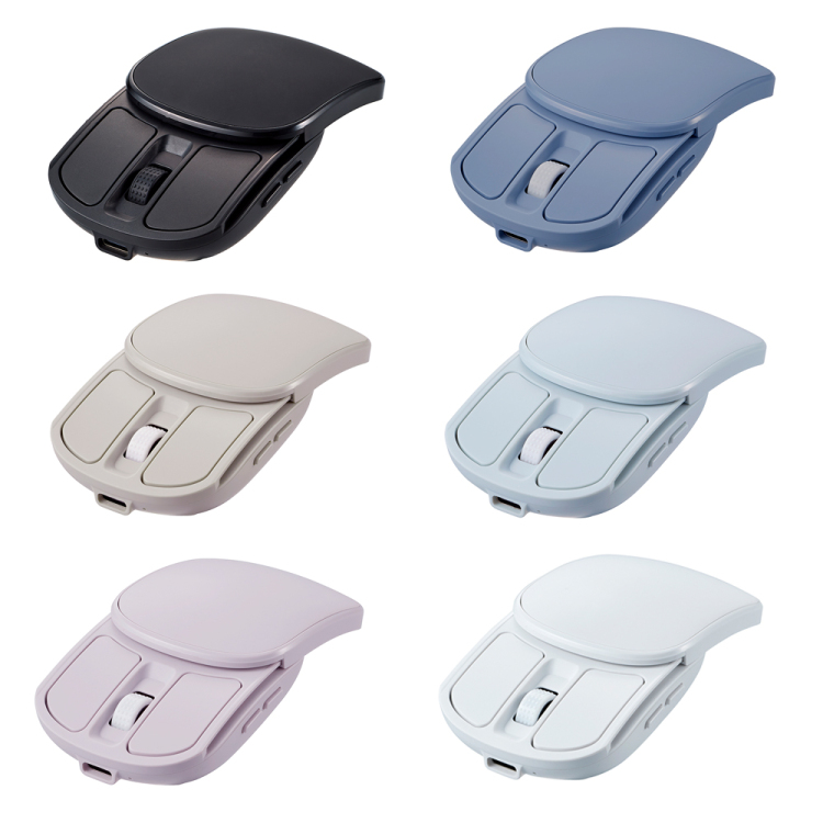 ナカバヤシ 無線充電式スライド静音5ボタンBlueLEDマウス/Sピンク MUS-RKF235P (tm)の商品画像17枚目