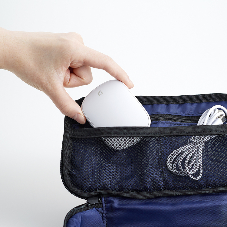 ナカバヤシ 無線充電式スライド静音5ボタンBlueLEDマウス/ホワイト MUS-RKF235W (tm)の商品画像15枚目