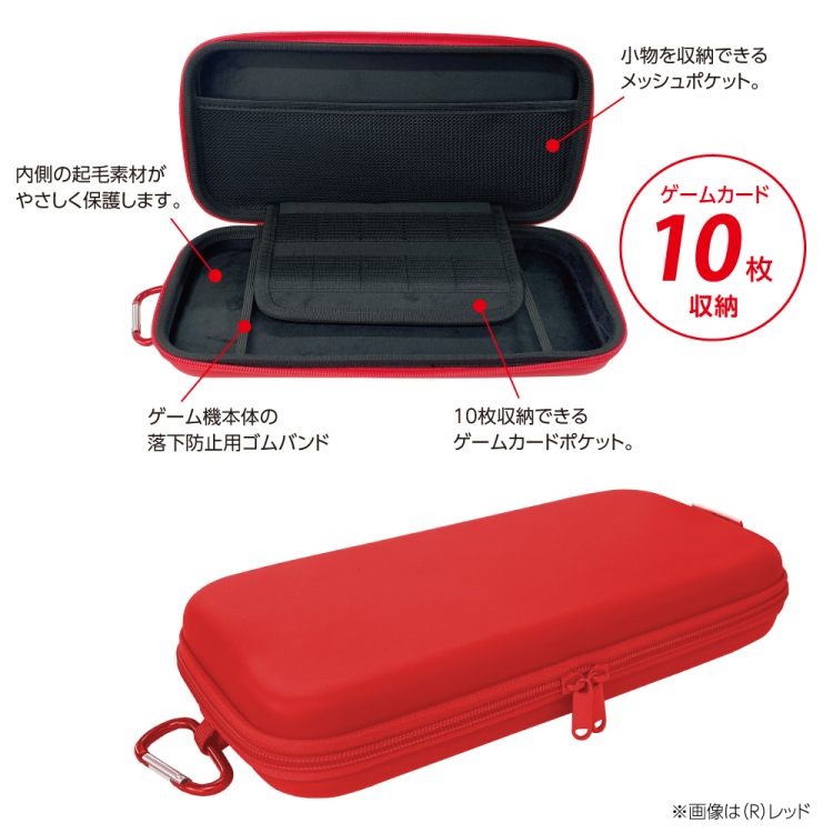 ナカバヤシ SWITCH2用 EVAプロテクトケース / ブルー SZC-SW201BL (tm) の商品画像5枚目