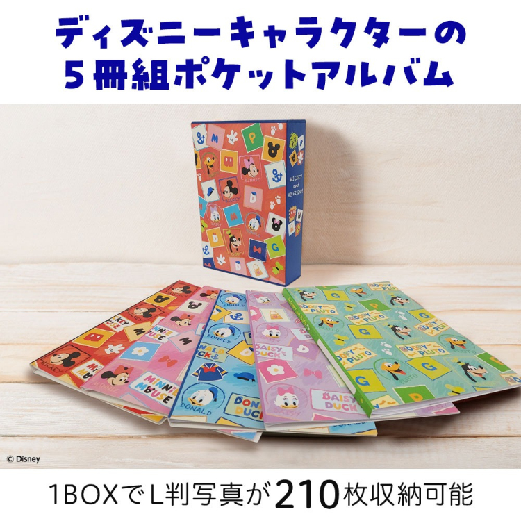 ナカバヤシ ディズニーキャラクター/くまのプーさん 5冊BOXポケットアルバム ア-PL-1031-3の商品画像2枚目