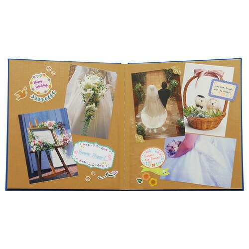 Terracotta【テラコッタ】ナカバヤシ / ブック式フリーアルバム /デミ / ブラウン TER-DB-180-BRの商品画像4枚目