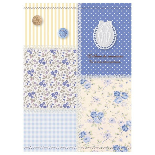 【アルバムの日記念特価】ナカバヤシ 5冊組ポケットアルバム270枚/パッチワーク/ブルー5PL-270-31-Bの商品画像2枚目