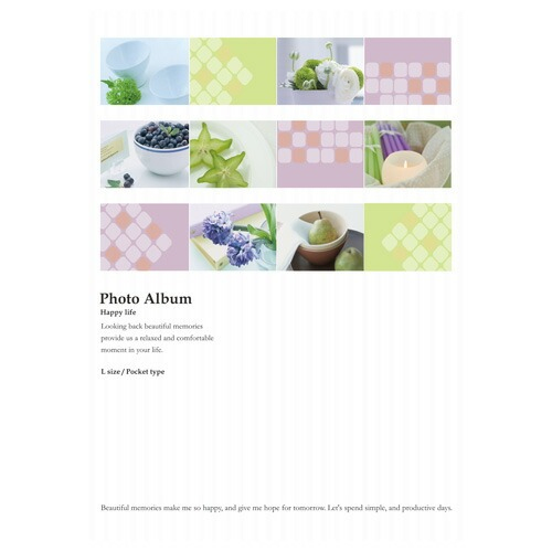 ナカバヤシ 5冊組ポケットアルバム270枚/スイーツ/グリーン5PL-270-32-Gの商品画像2枚目