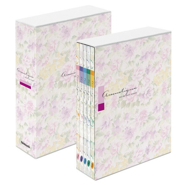 アルバム ポケット式 ナカバヤシ 5冊BOXポケットアルバム / L判360枚 アロマティーク・ローズ 5PL-360-106