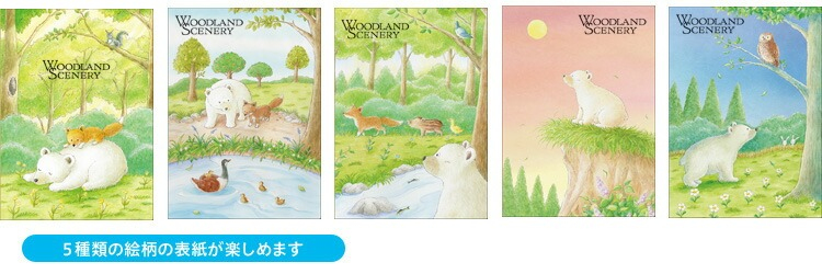 【アルバムの日記念特価】ナカバヤシ 5冊BOXポケットアルバム / L判480枚 ウッドランドシーナリー 5PL-480-1の商品画像4枚目