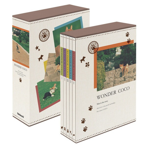 ナカバヤシ 5冊BOXポケットアルバム / L判480枚 ワンダーココ 5PL-480-2