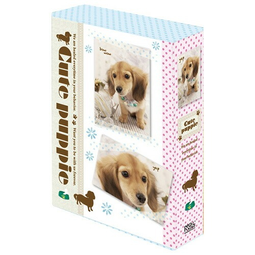 ナカバヤシ 3冊ボックス ポケットアルバム 3PL-183A キュートパピー