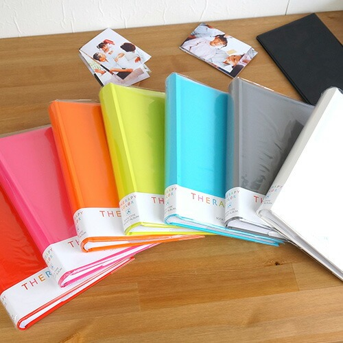 ナカバヤシ セラピーカラー 背丸ブック式 3段ポケットアルバム TCBP-240-PB ピュアブルーの商品画像4枚目