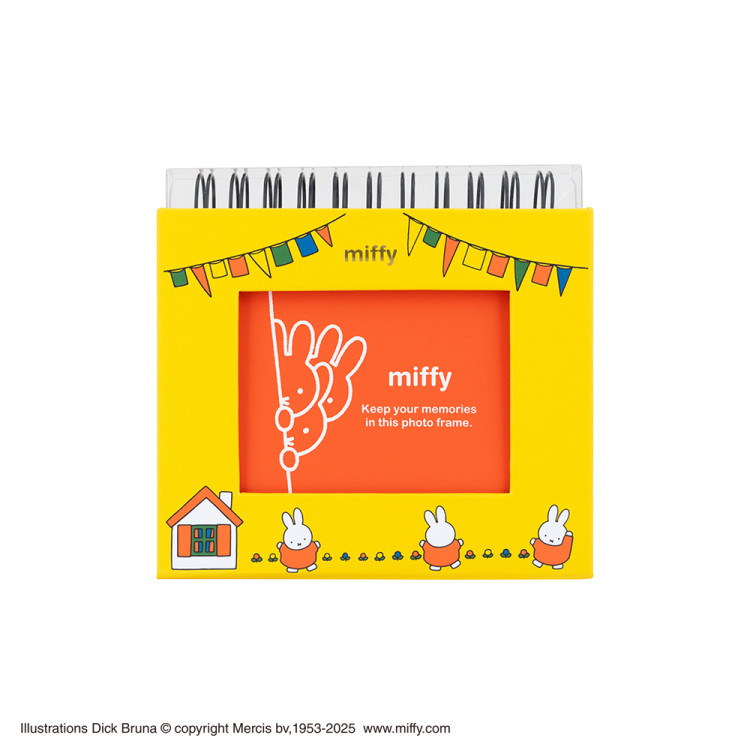 ナカバヤシ フォトランク フレームケースL ブルーナ ミッフィー イエロー A-FTPC-208-1