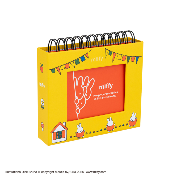 【アルバムの日記念特価】ナカバヤシ フォトランク フレームケースL ブルーナ ミッフィー イエロー A-FTPC-208-1の商品画像8枚目