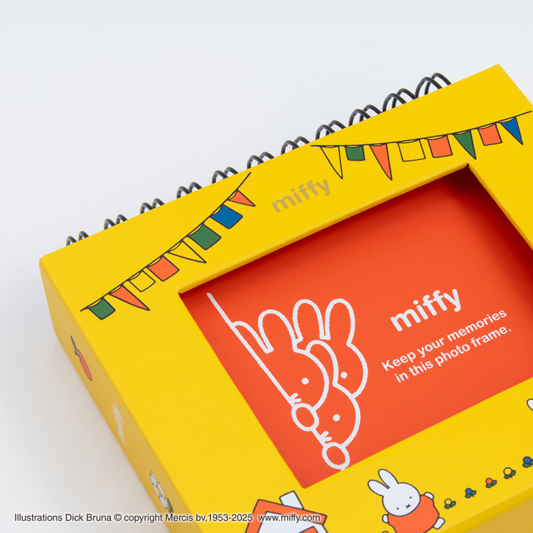 【アルバムの日記念特価】ナカバヤシ フォトランク フレームケースL ブルーナ ミッフィー イエロー A-FTPC-208-1の商品画像10枚目