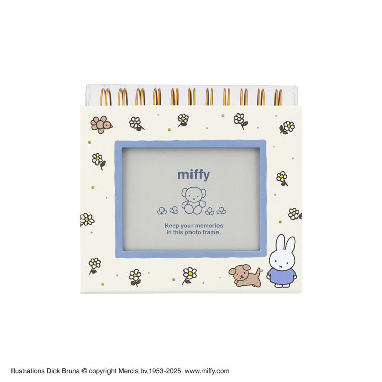 ナカバヤシ フォトランク フレームケースL ブルーナ ミッフィー ホワイト A-FTPC-208-2