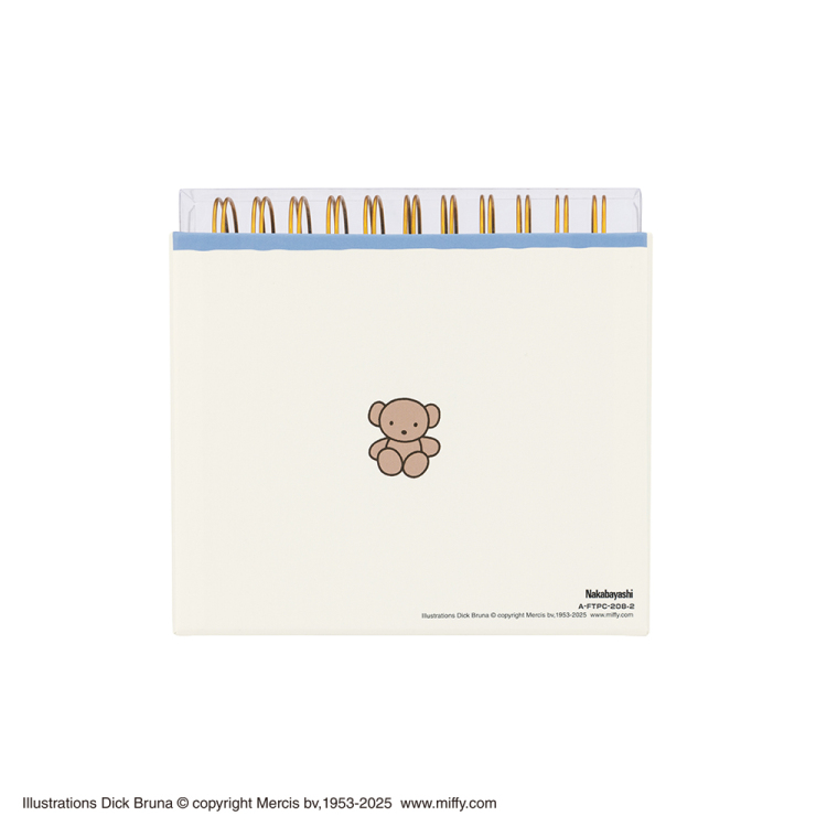 【アルバムの日記念特価】ナカバヤシ フォトランク フレームケースL ブルーナ ミッフィー ホワイト A-FTPC-208-2の商品画像2枚目