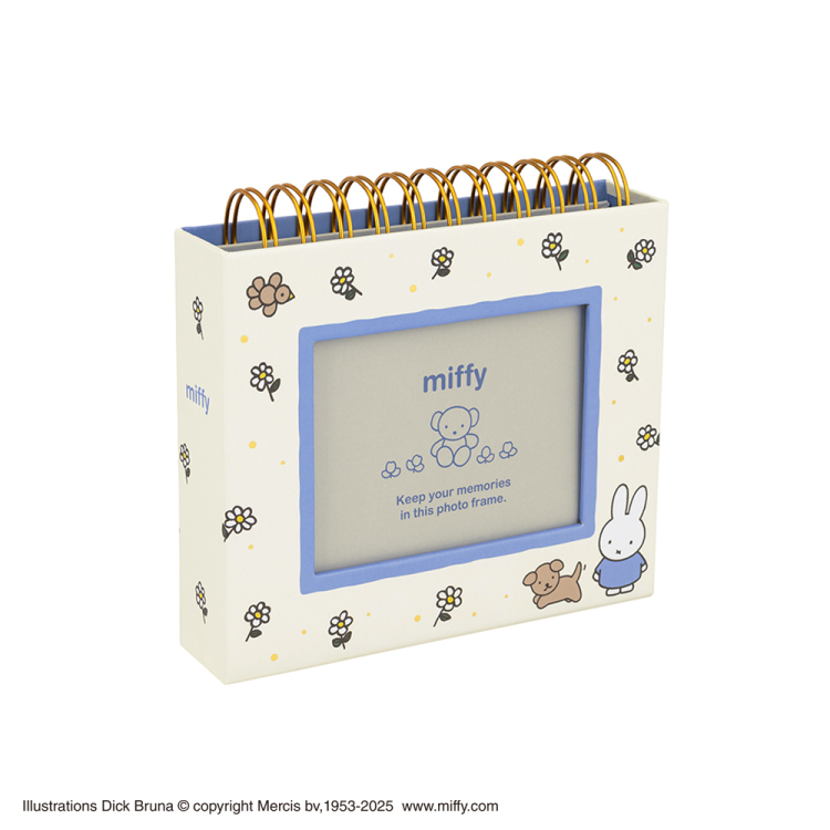 【アルバムの日記念特価】ナカバヤシ フォトランク フレームケースL ブルーナ ミッフィー ホワイト A-FTPC-208-2の商品画像8枚目
