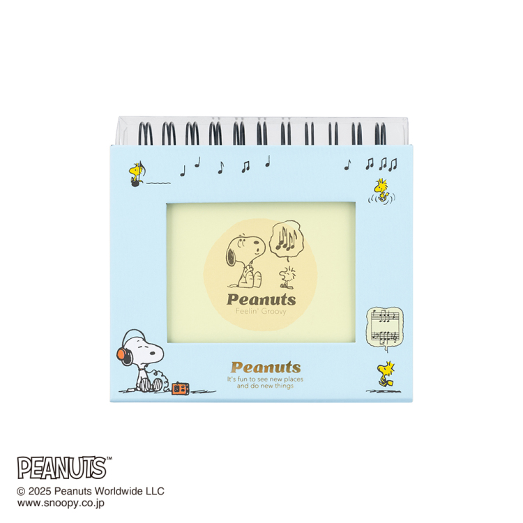 ナカバヤシ フォトランク フレームケースL ピーナッツ スヌーピー ブルー A-FTPC-209-1
