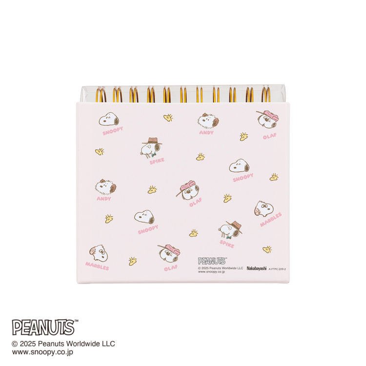 【アルバムの日記念特価】ナカバヤシ フォトランク フレームケースL ピーナッツ スヌーピー ベージュ A-FTPC-209-2の商品画像2枚目