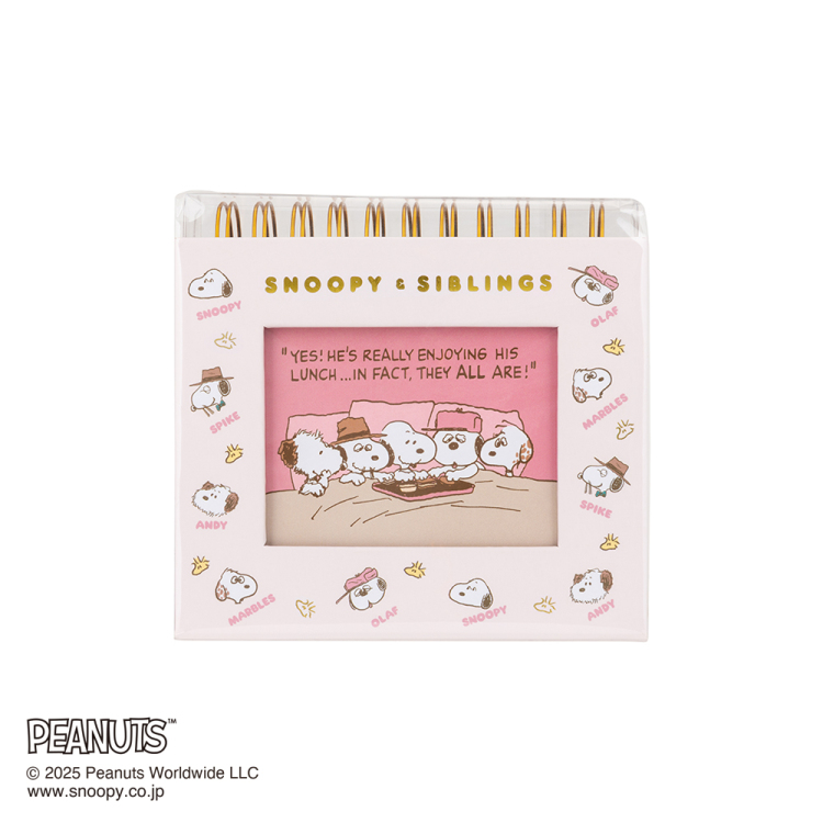 【アルバムの日記念特価】ナカバヤシ フォトランク フレームケースL ピーナッツ スヌーピー ベージュ A-FTPC-209-2の商品画像6枚目