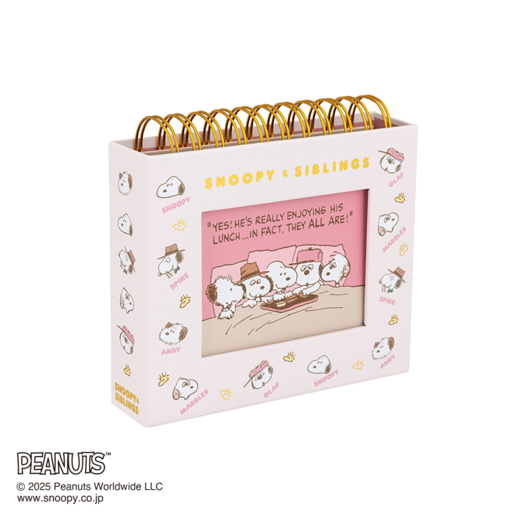 【アルバムの日記念特価】ナカバヤシ フォトランク フレームケースL ピーナッツ スヌーピー ベージュ A-FTPC-209-2の商品画像8枚目