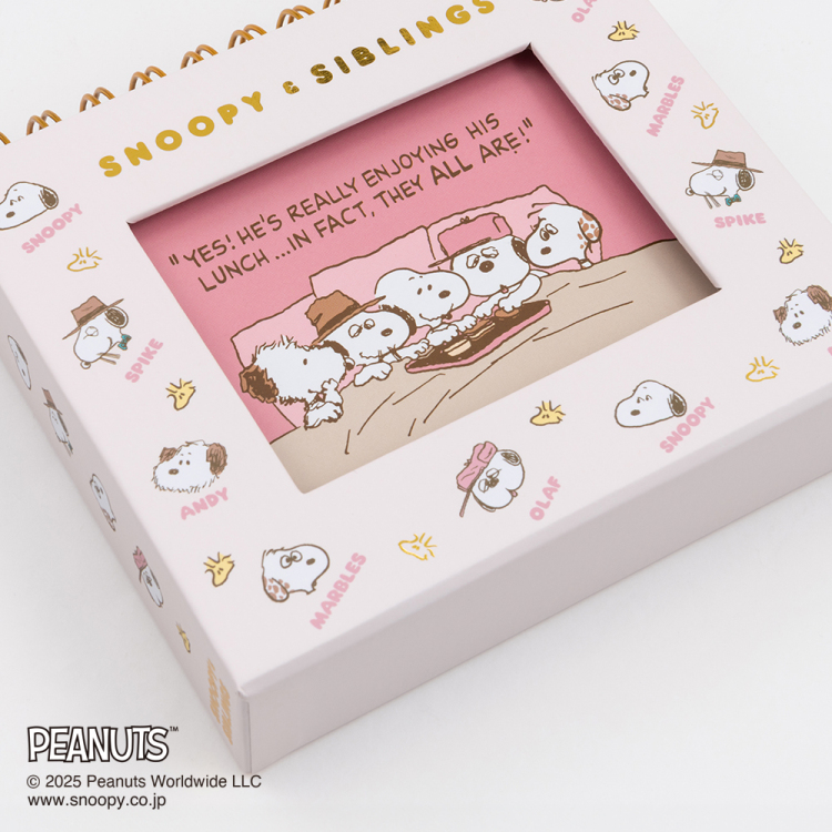 【アルバムの日記念特価】ナカバヤシ フォトランク フレームケースL ピーナッツ スヌーピー ベージュ A-FTPC-209-2の商品画像10枚目