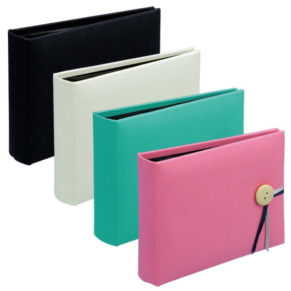 ナカバヤシ 雑貨調 ポケットアルバム/L判1段40枚 FBPK-L40-W ホワイトの商品画像2枚目