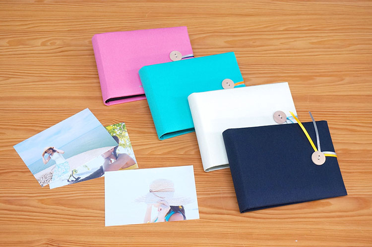 ナカバヤシ 雑貨調 ポケットアルバム/L判1段40枚 FBPK-L40-W ホワイトの商品画像3枚目