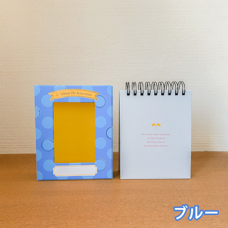 【アルバムの日記念特価】アルバム ナカバヤシ フォトランク フレームケースアルバム タテ型 L判1段60枚 ポケットアルバム A-FTPT-301-B ブルーの商品画像4枚目