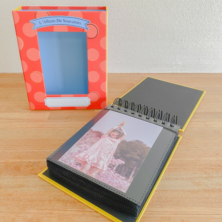 【アルバムの日記念特価】アルバム ナカバヤシ フォトランク フレームケースアルバム タテ型 L判1段60枚 ポケットアルバム A-FTPT-301-R レッドの商品画像15枚目