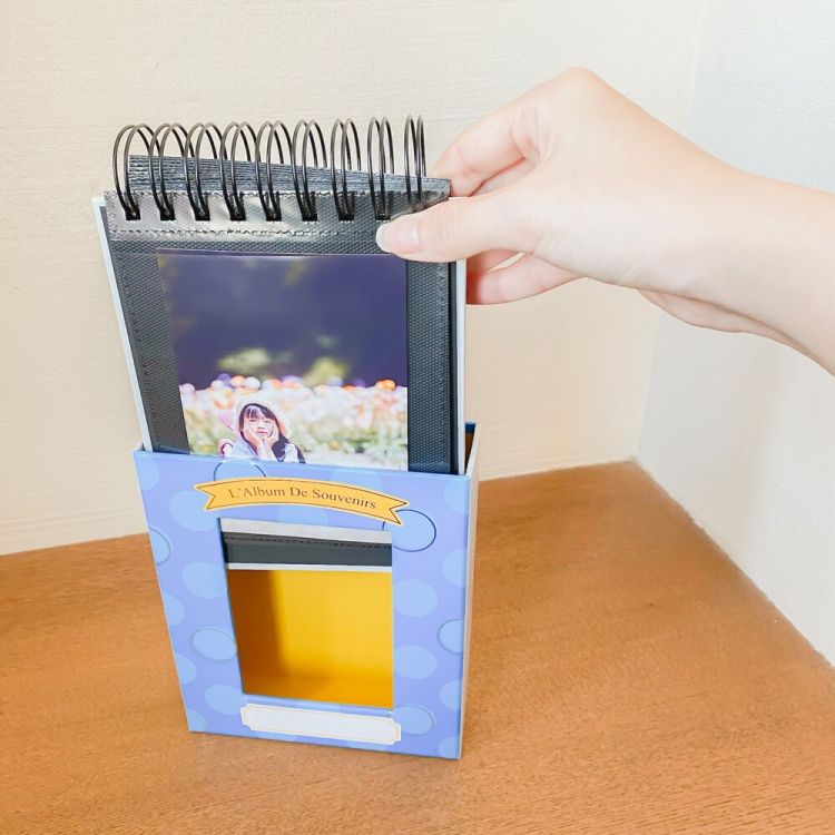 【アルバムの日記念特価】アルバム ナカバヤシ フォトランク フレームケースアルバム タテ型 L判1段60枚 ポケットアルバム A-FTPT-301-B ブルーの商品画像15枚目