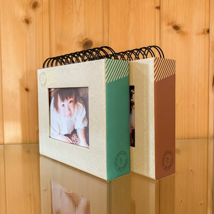 【アルバムの日記念特価】アルバム ナカバヤシ フォトランク フレームケースアルバム L判1段60枚 ポケットアルバム A-FTPC-102-G グリーンの商品画像9枚目