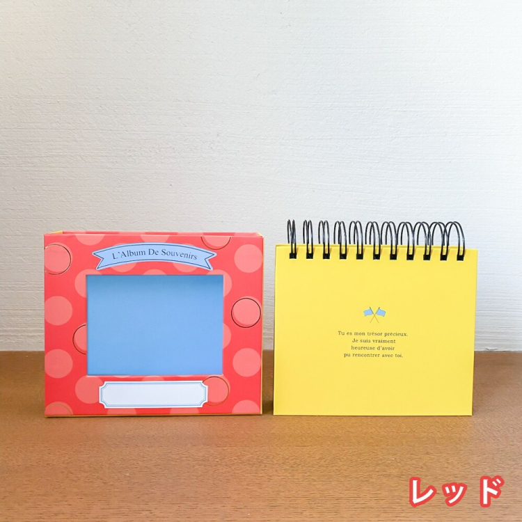 アルバム ナカバヤシ フォトランク フレームケースアルバム L判1段60枚 ポケットアルバム A-FTPC-103-R レッドの商品画像4枚目