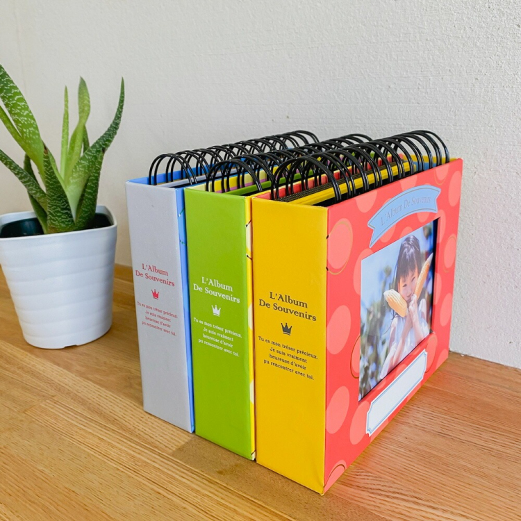 アルバム ナカバヤシ フォトランク フレームケースアルバム L判1段60枚 ポケットアルバム A-FTPC-103-Y イエローの商品画像9枚目