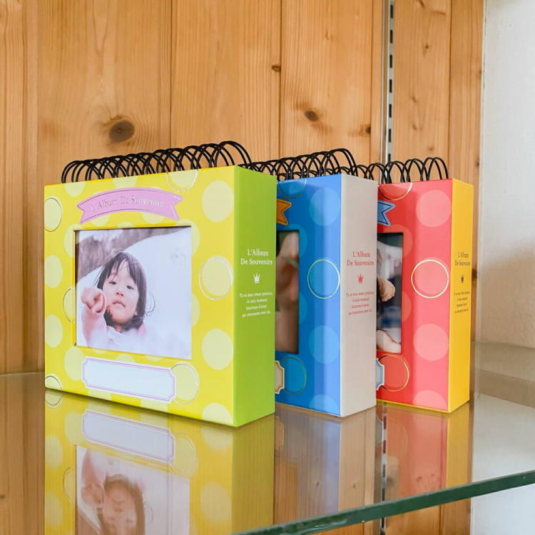 アルバム ナカバヤシ フォトランク フレームケースアルバム L判1段60枚 ポケットアルバム A-FTPC-103-Y イエローの商品画像10枚目